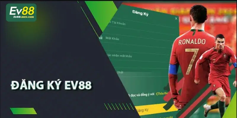 Thao tác đăng ký tài khoản tại nhà cái EV88 rất nhanh gọn. 